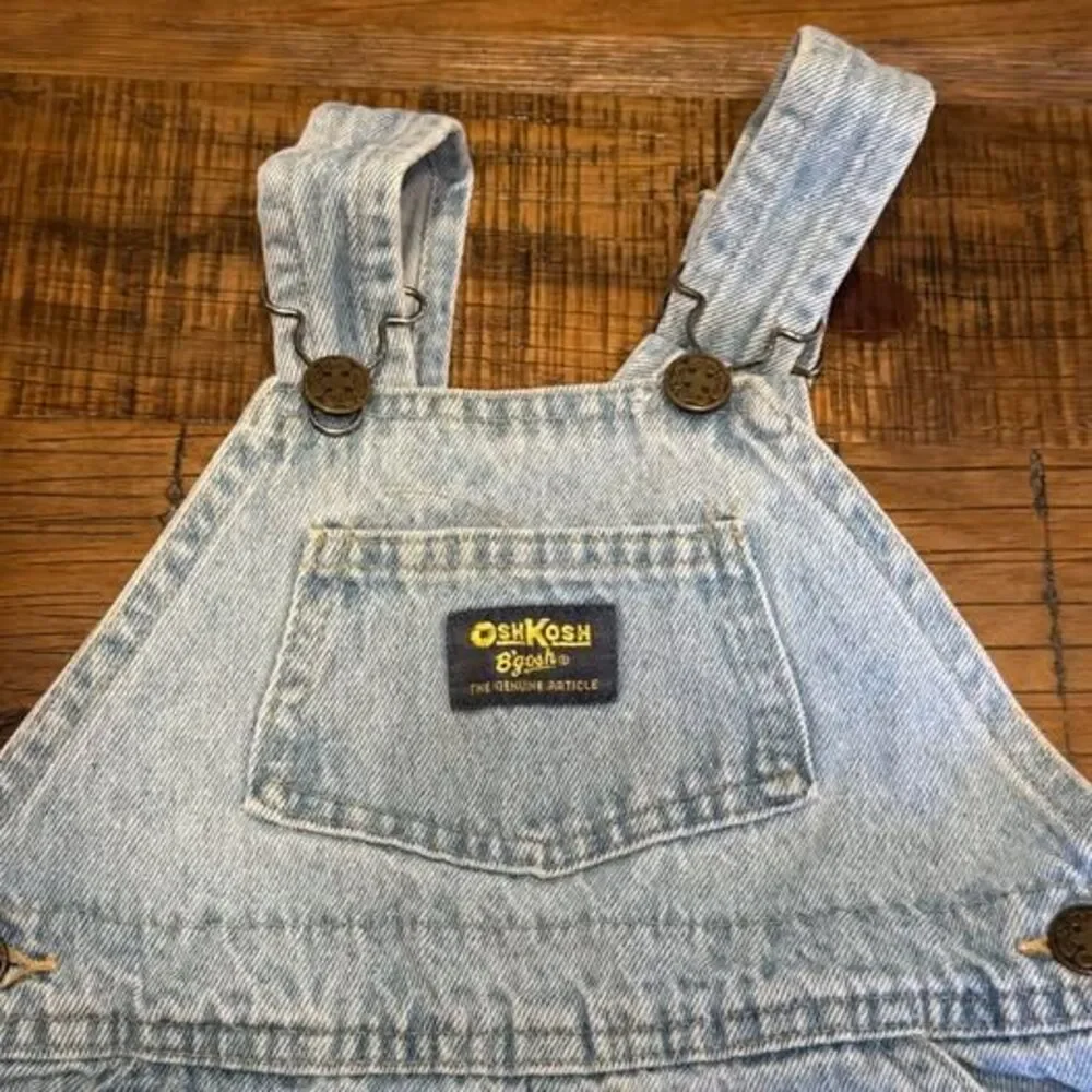 Osh Kosh B’gosh vintage overalls infant toddler 3T